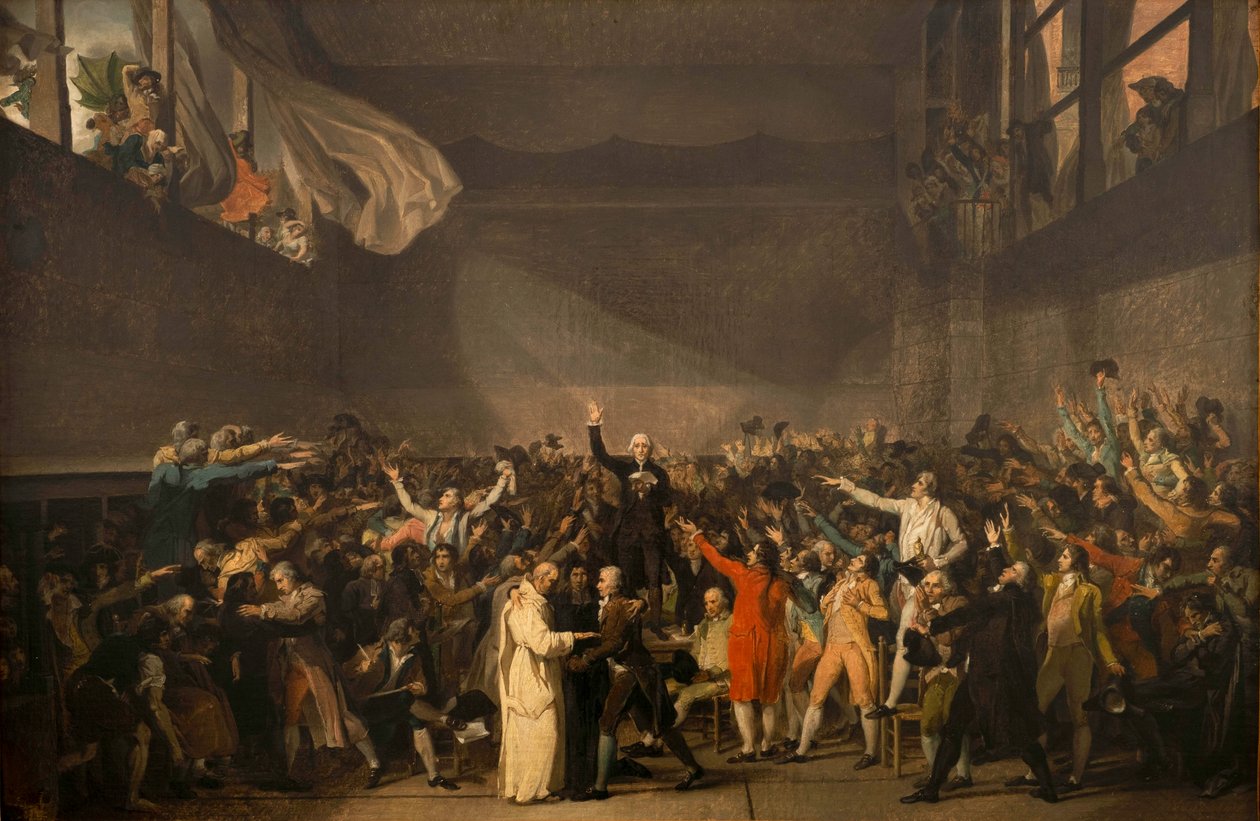 Juramento da quadra de tênis, 20 de junho de 1789, 1791 de Jacques Louis David