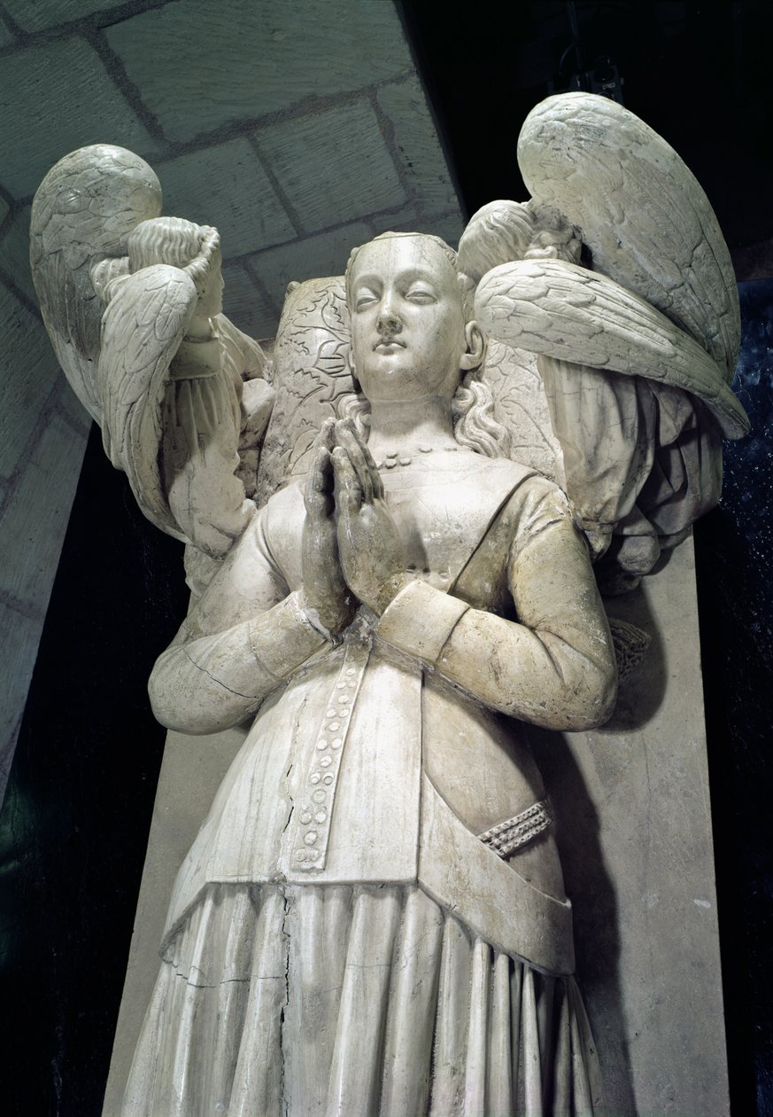 Túmulo de Agnes Sorel (c.1422-50) 1450-59 (detalhe) de Jacques Morel