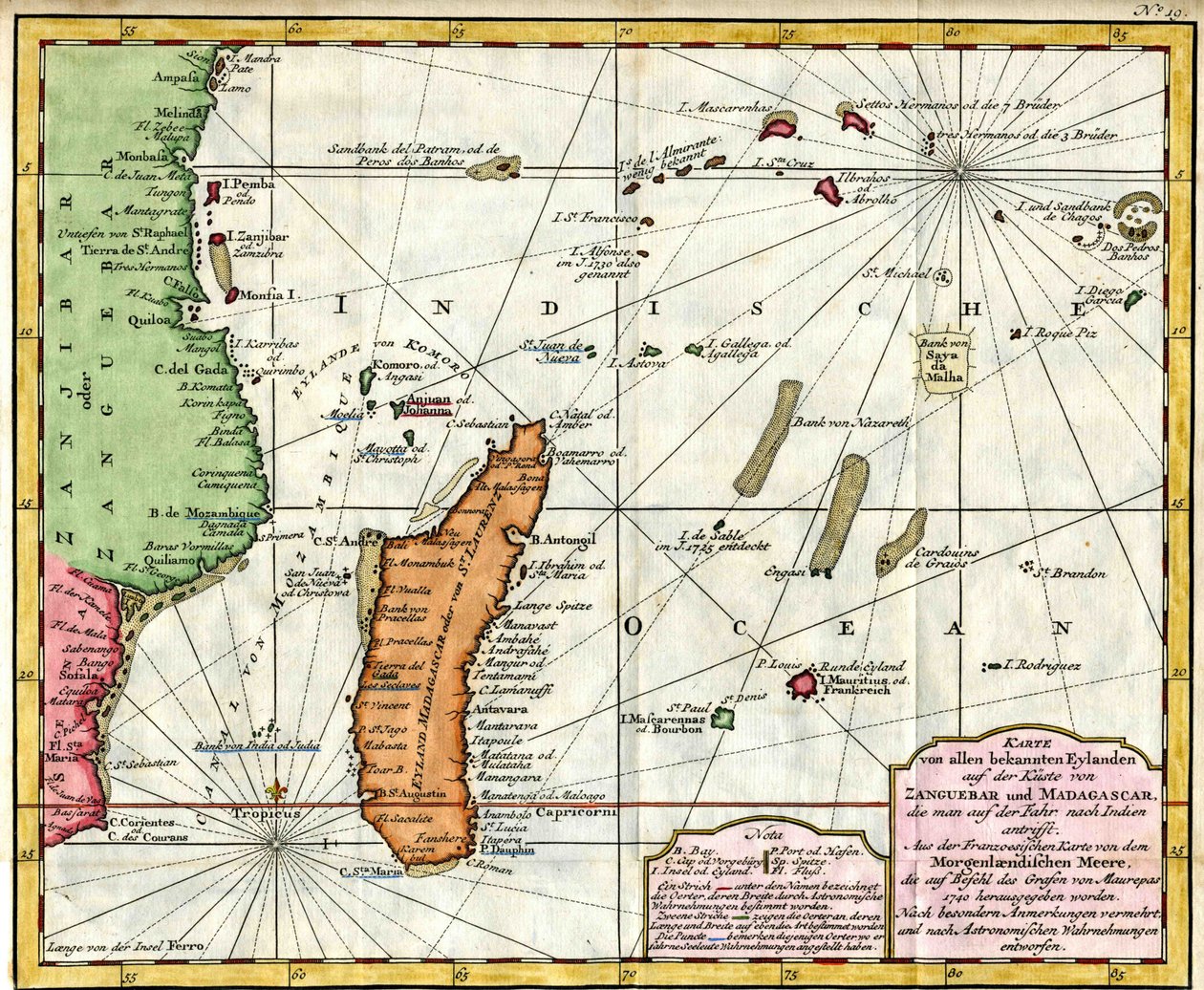 Mapa gravado por Bellin após viagens anteriores de Jacques Nicolas Bellin