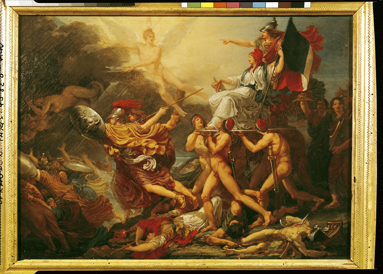 Liberdade Viajando pelo Mundo, 1798 de Jacques Reattu