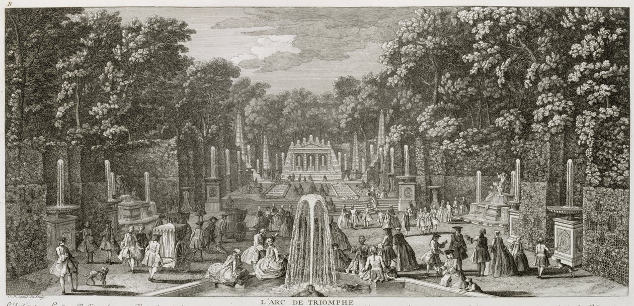 O Arco do Triunfo, Versalhes de Jacques Rigaud