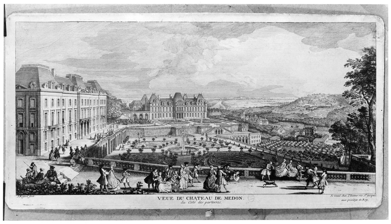 Vista, de, chateau, de, Meudon de Jacques Rigaud