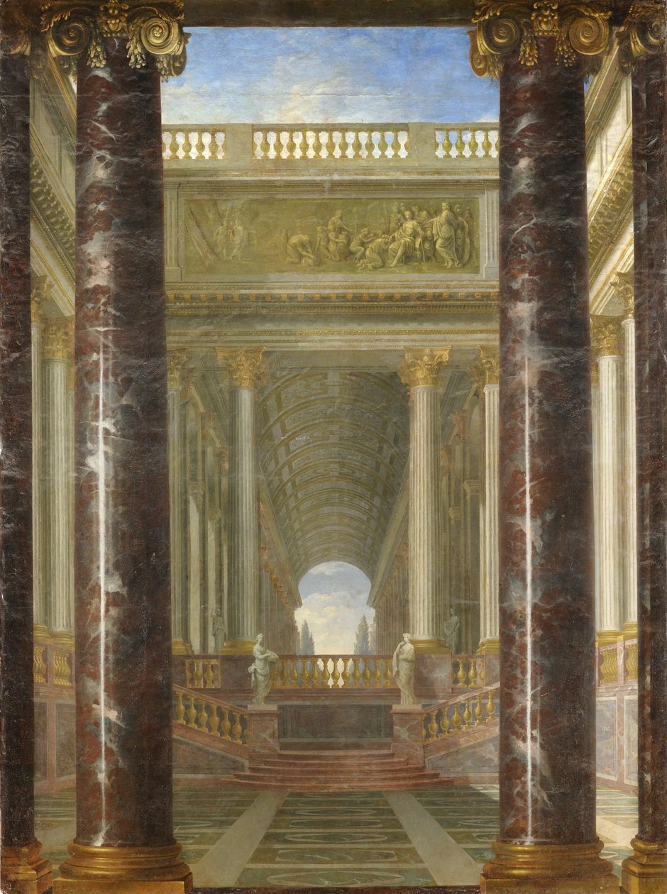 Perspectiva de jardins de Jacques Rousseau