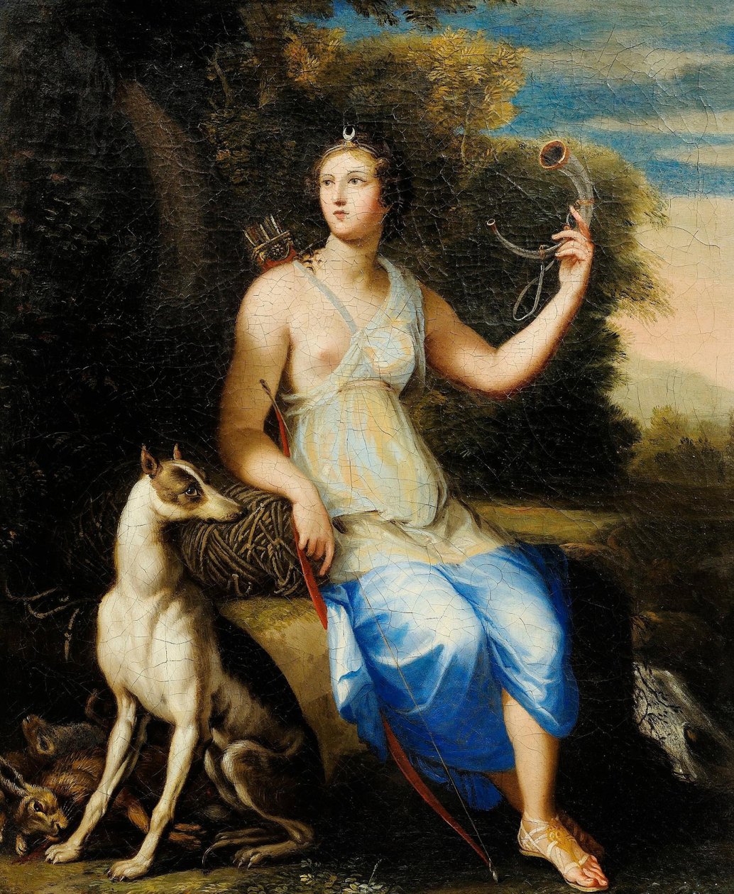 Retrato de Dianan de Jacques Stella