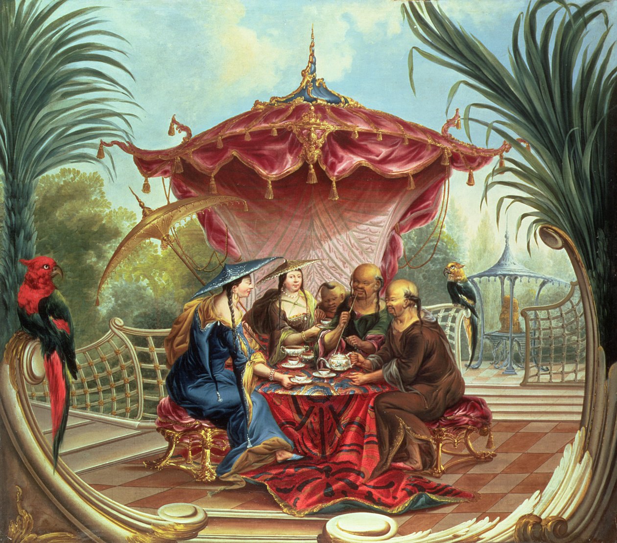 Chá chinês de Jacques Vigoureux Duplessis