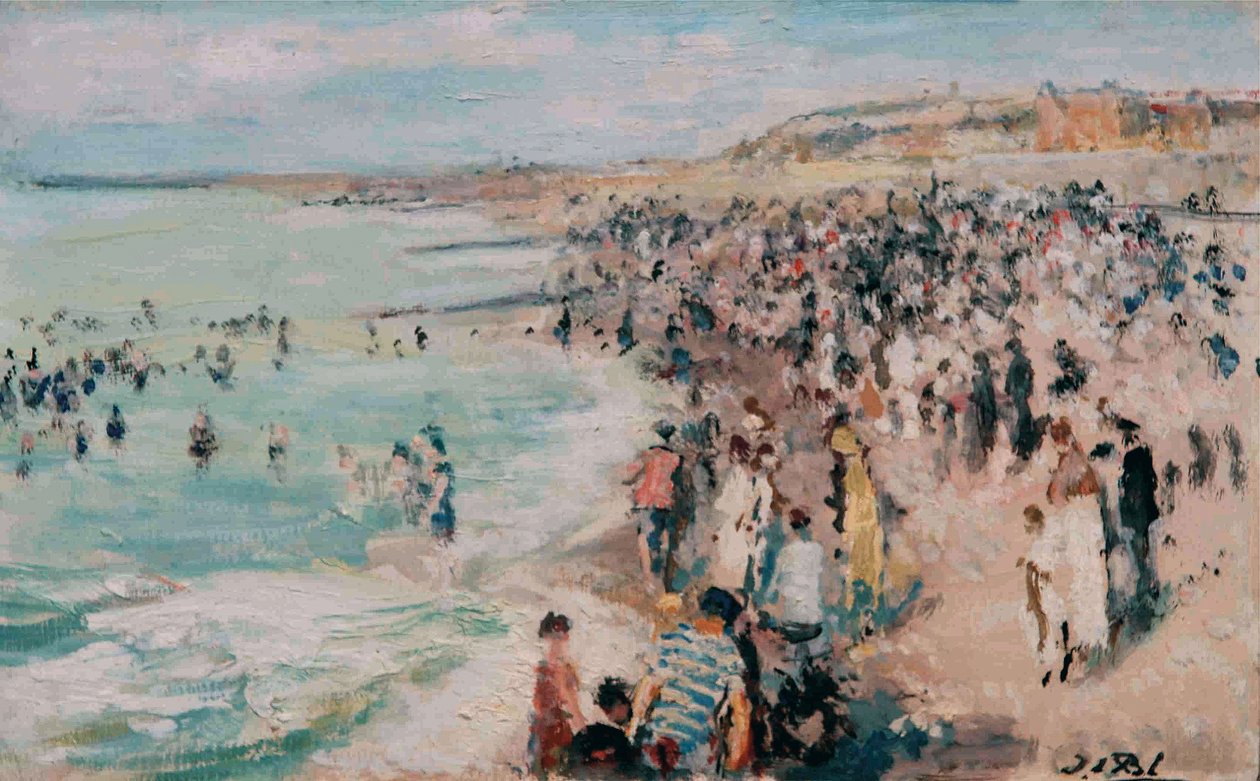 Praia de Dieppe de Jacques Emile Blanche