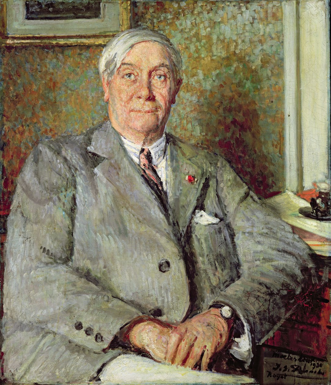 Maurice de Maeterlinck (1862-1949) 1931 de Jacques Emile Blanche