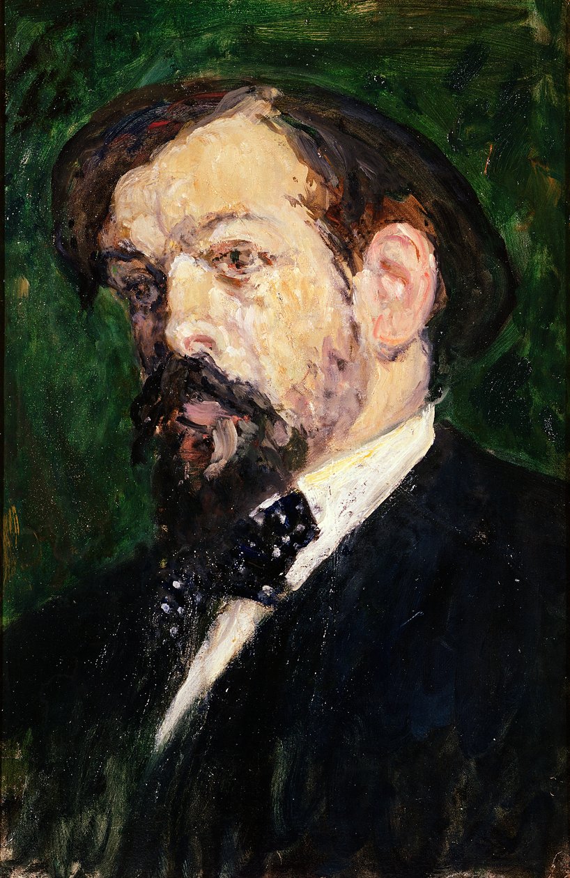 Retrato de Claude Debussy (1862-1918) de Jacques Emile Blanche