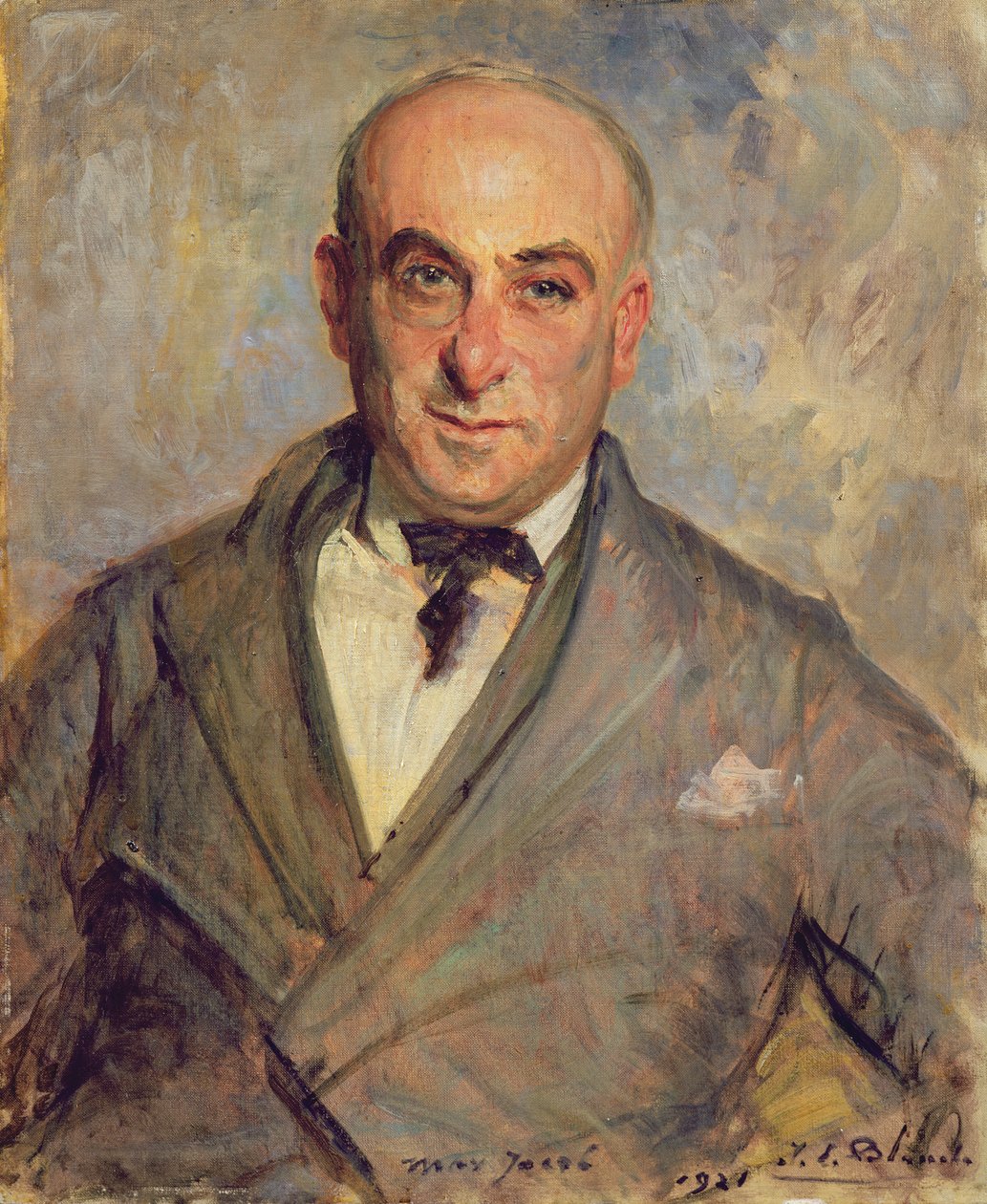 Retrato de Max Jacob (1876-1944) 1921 de Jacques Emile Blanche