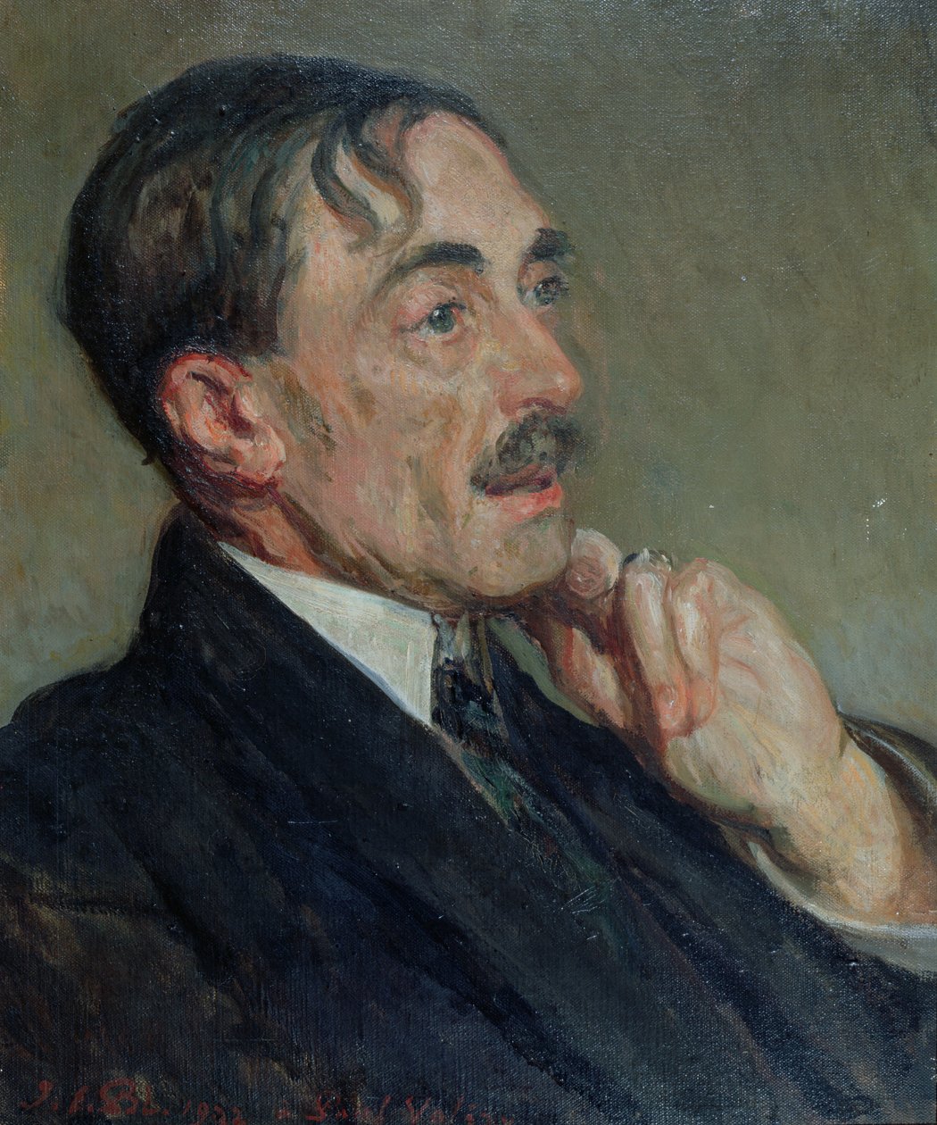 Retrato de Paul Valery, 1923 de Jacques Emile Blanche