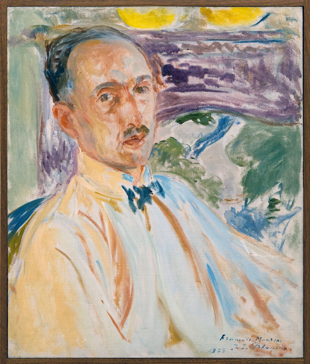Estudo para o retrato de François Mauriac (1885-1970), escritor francês, Pintura de Jacques Émile Blanche (1861-1942) executado em 1923. Fotografia, KIM Youngtae, Rouen, Museu de Belas Artes de Rouen. de Jacques Emile Blanche