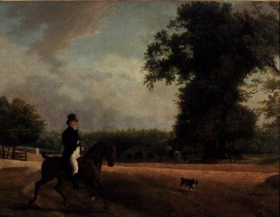 George Luving a cavalo de Jacques Laurent Agasse
