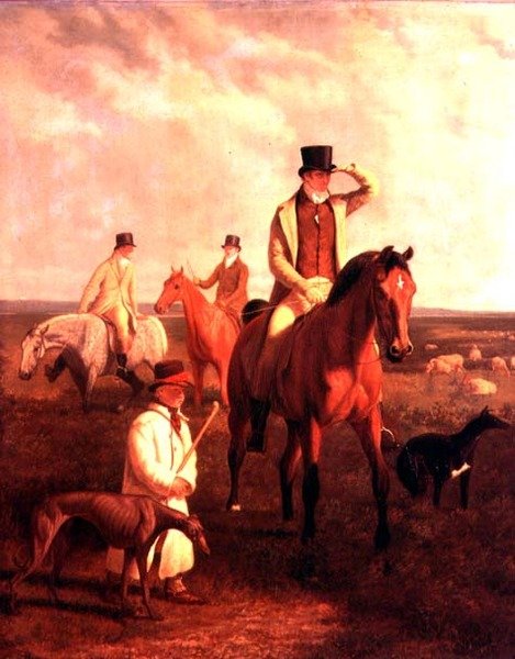 Lord Rivers coursing de Jacques Laurent Agasse