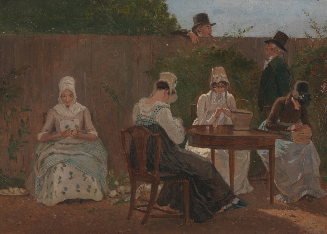 A Família Chalon em Londres de Jacques-Laurent Agasse