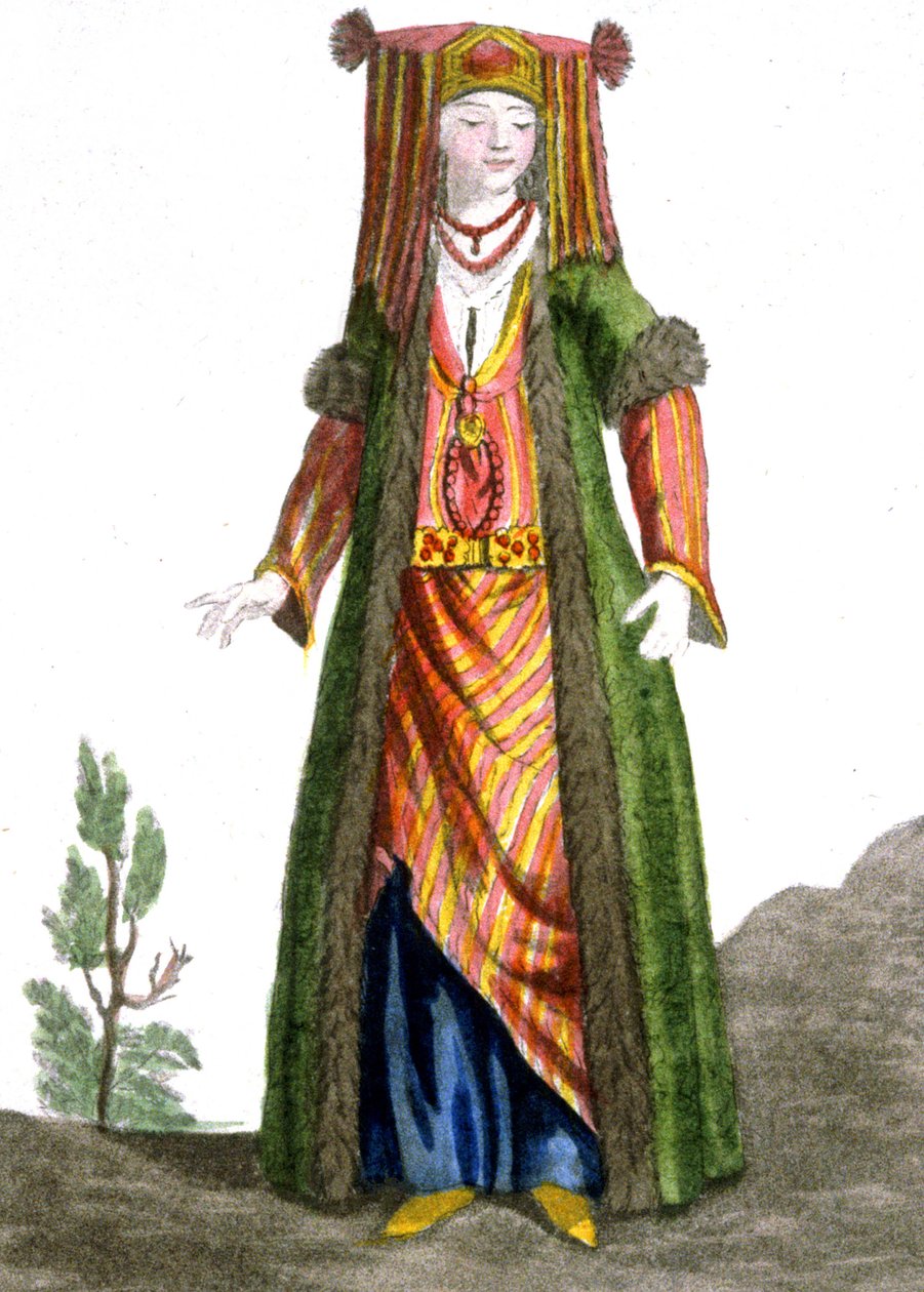Mulher arménia de Jacques (after) Grasset de Saint Sauveur