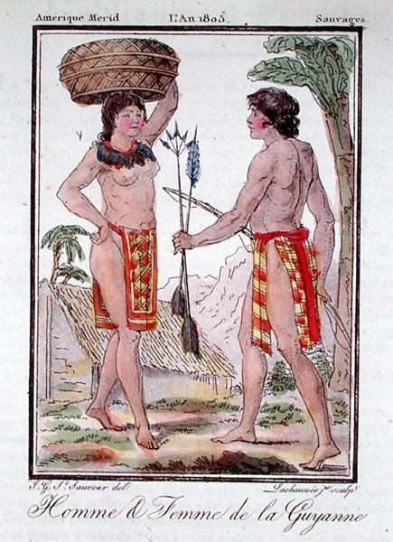 Índios da Guiana Francesa, da 