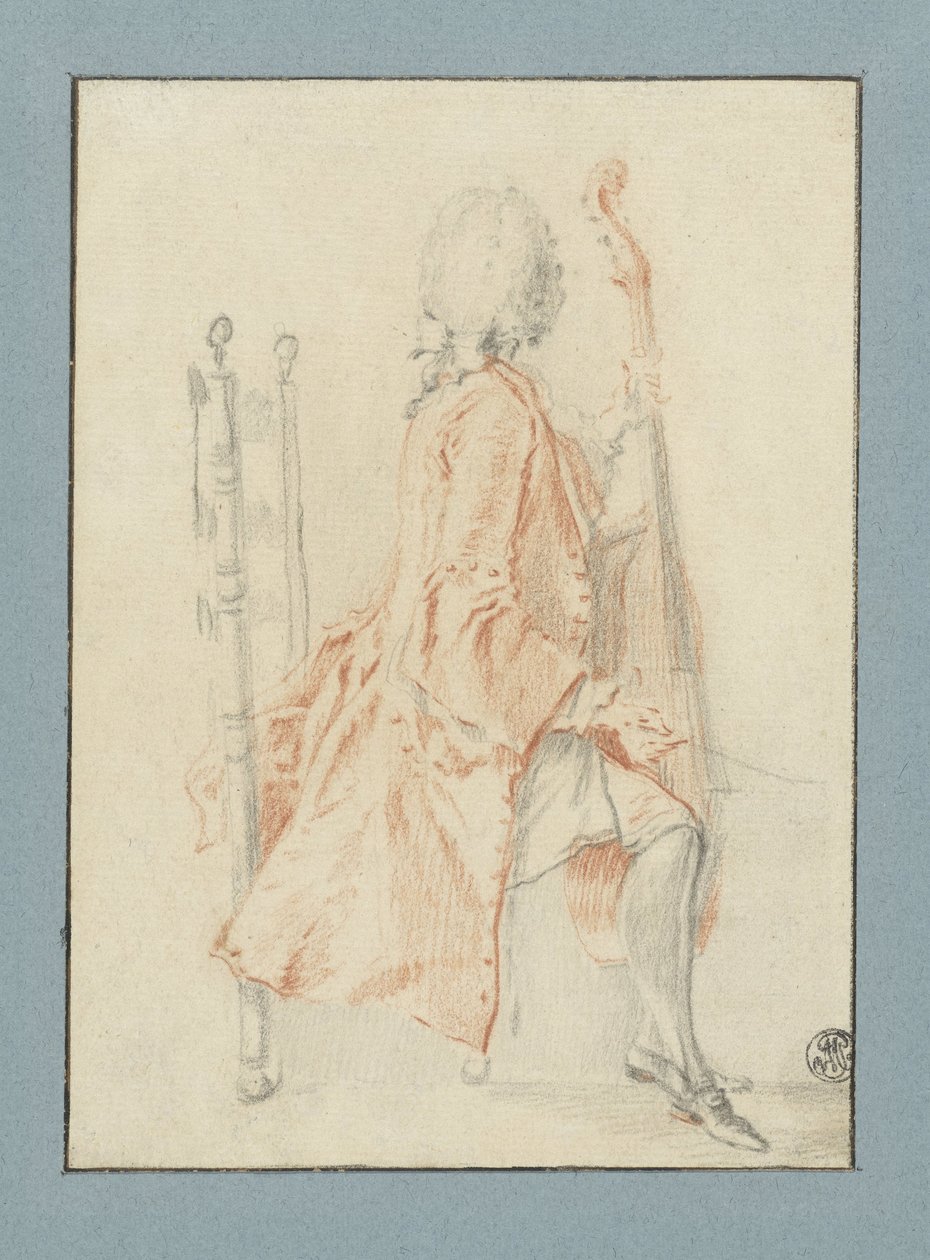Jogador de gamba de Jacques André Portail