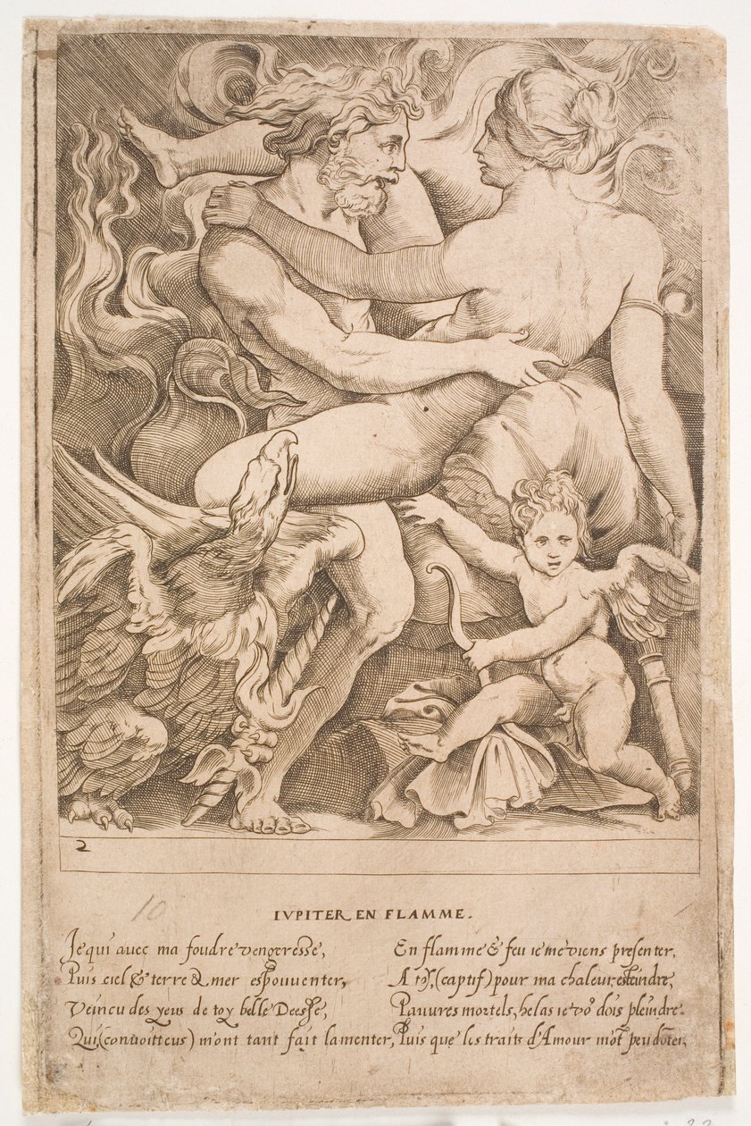 O fogoso Júpiter de Jacques Androuet Ducerceau d.Æ.