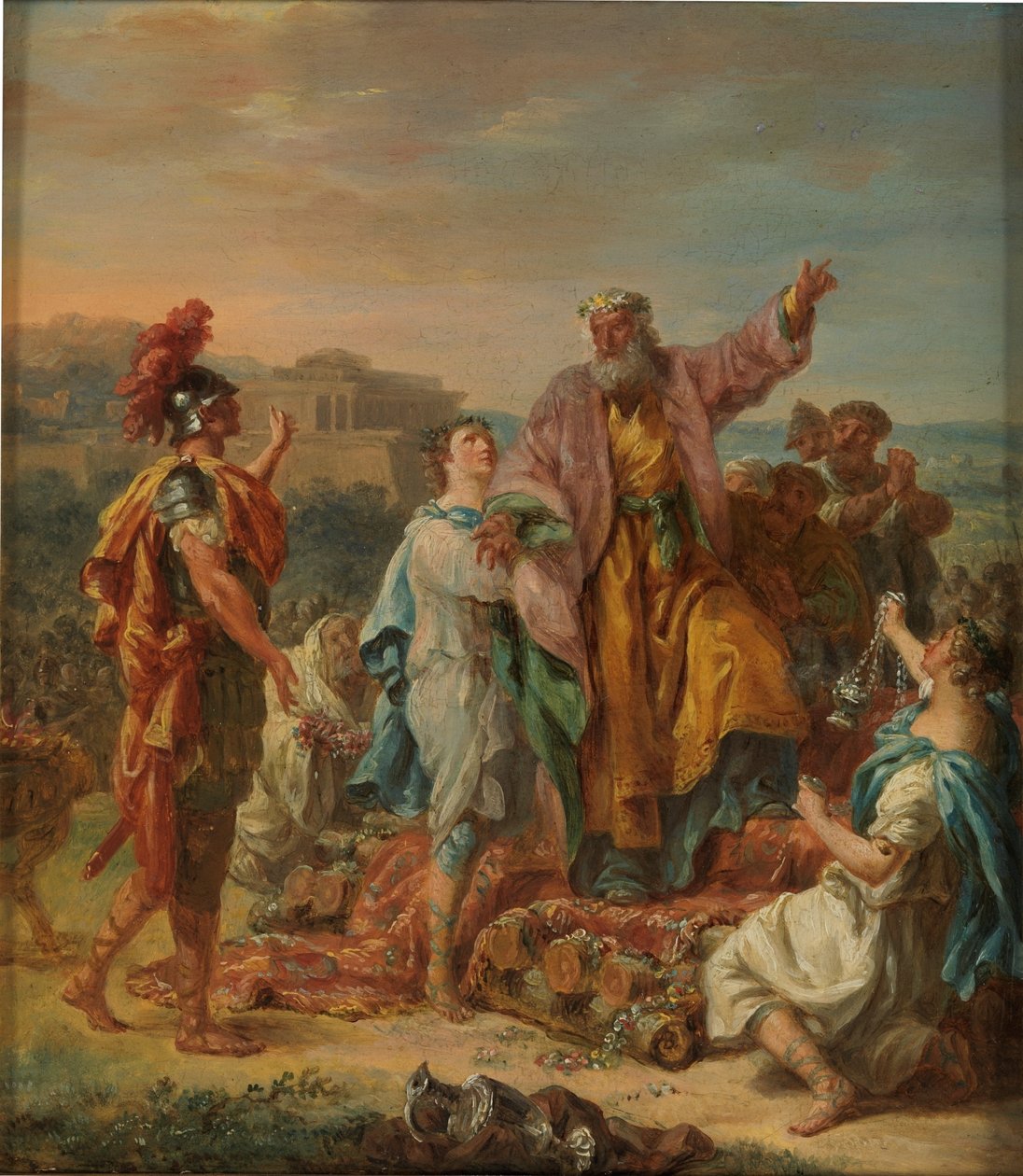 A morte de Calanus de Jacques Antoine Beaufort