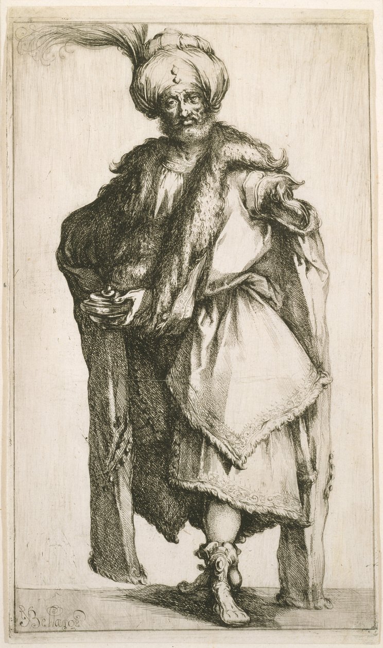 Caspar, c.1610 (gravura) de Jacques Bellange