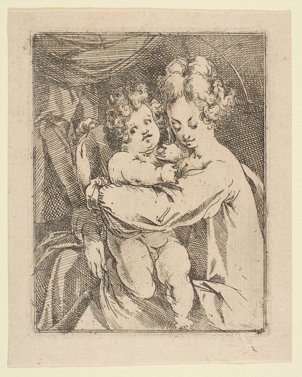 Madona e Criança, 1612-16. de Jacques Bellange