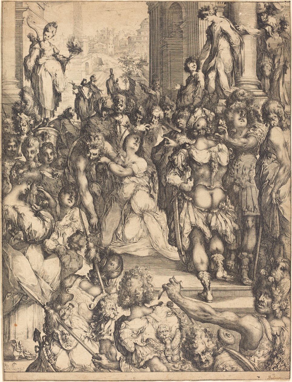 Martírio de Santa Lúcia de Jacques Bellange