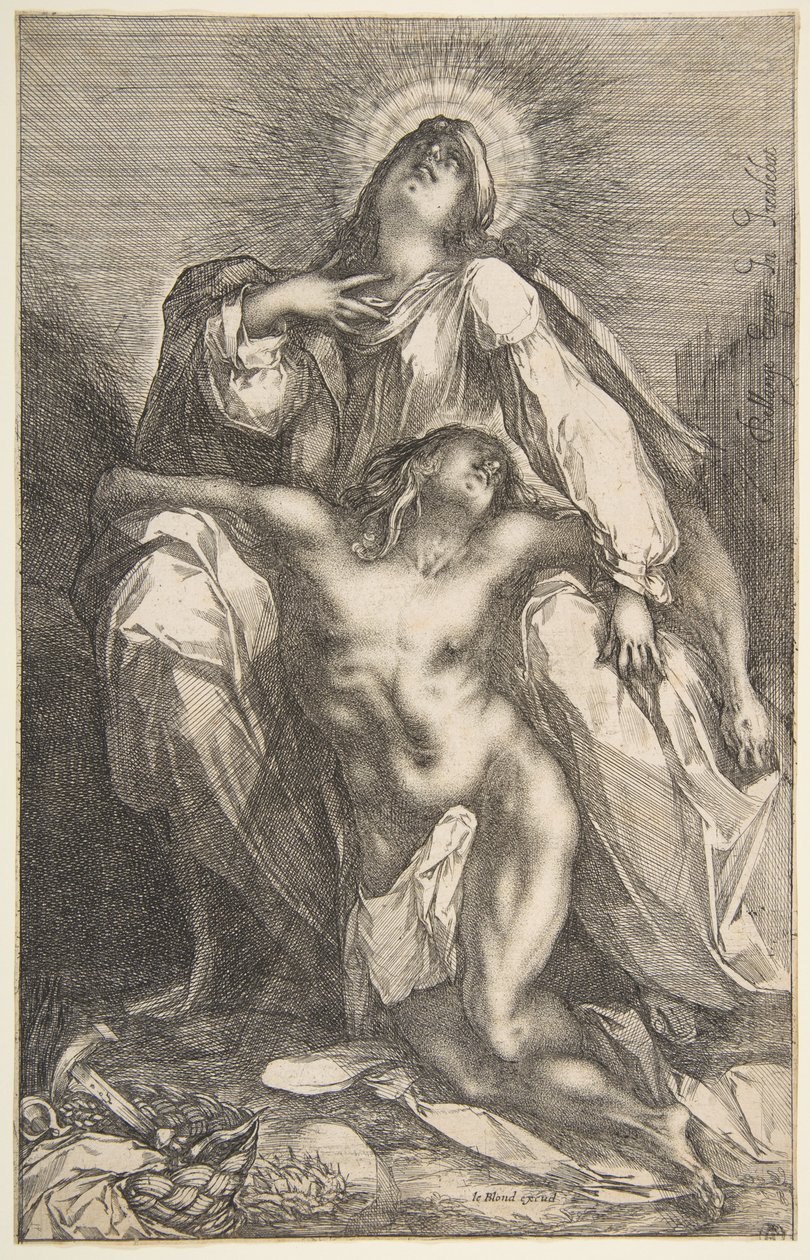Pietà, 1612-16. de Jacques Bellange