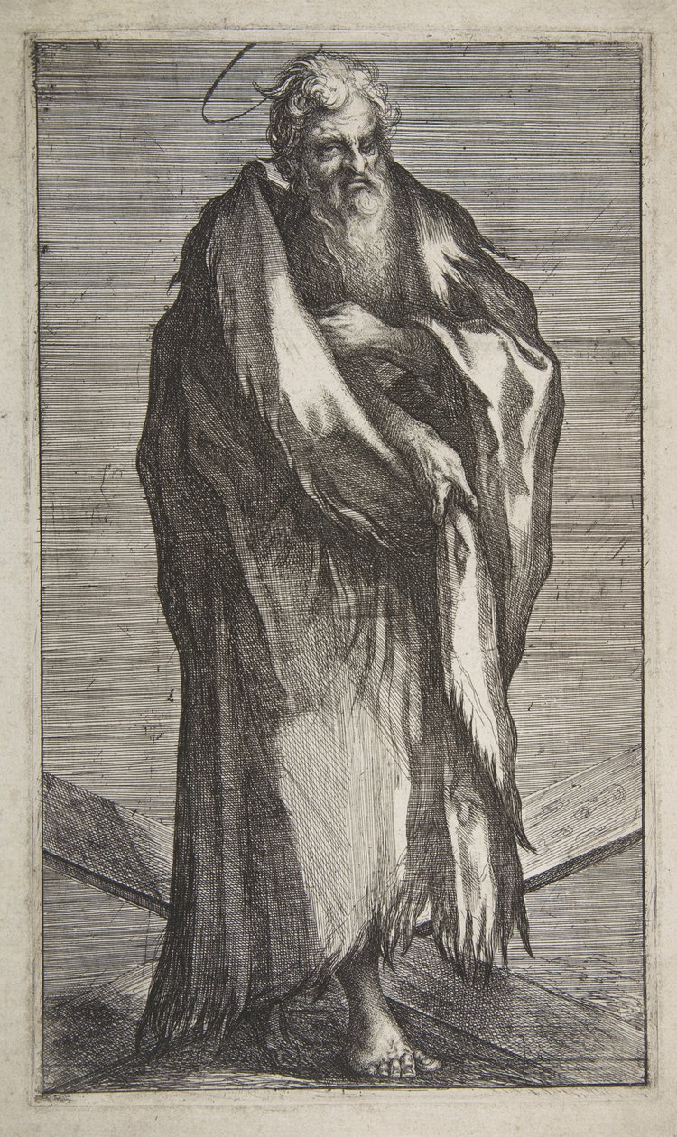 Santo André, 1595-1616. de Jacques Bellange