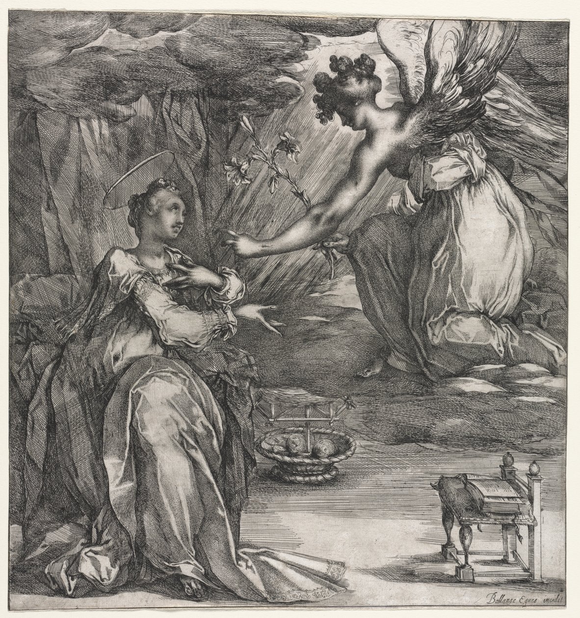 A Anunciação de Jacques Bellange