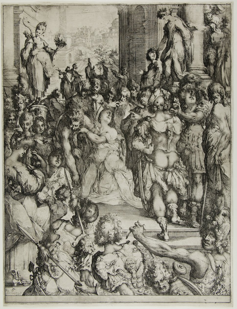 O Martírio de Santa Lúcia de Jacques Bellange