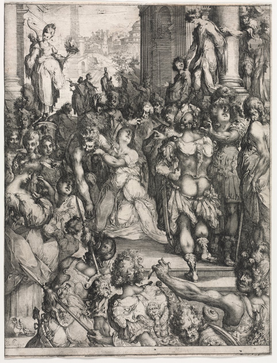 O Martírio de Santa Lúcia de Jacques Bellange