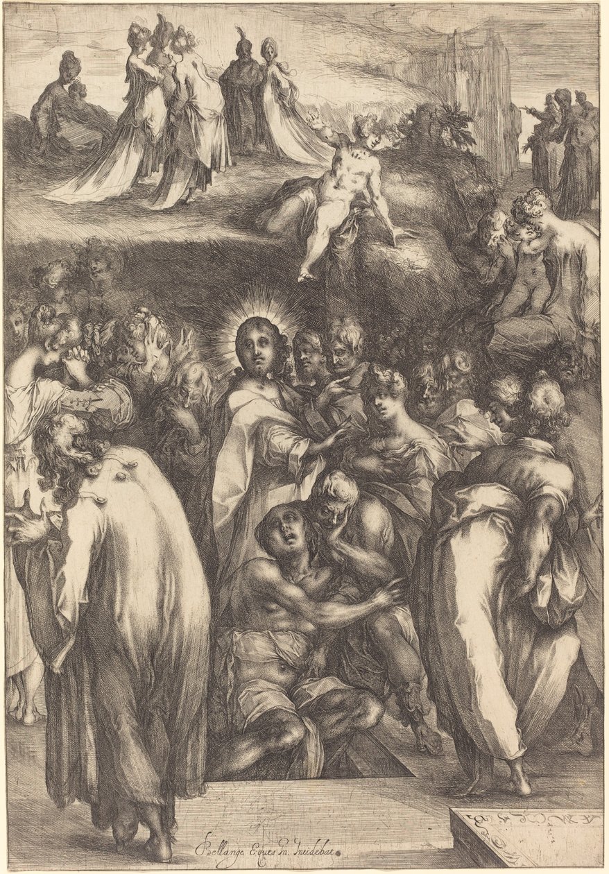 A Ressurreição de Lázaro de Jacques Bellange