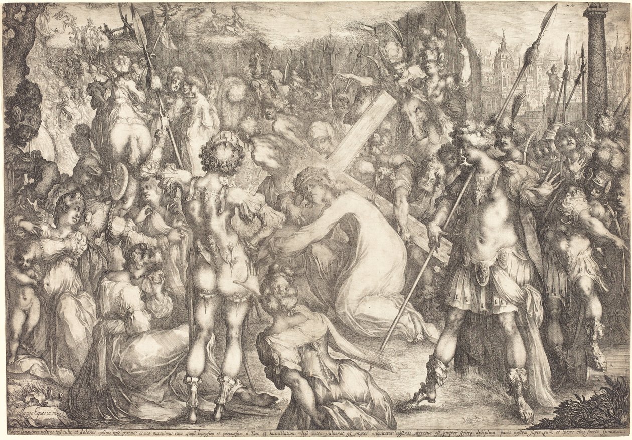 O Caminho do Calvário. de Jacques Bellange