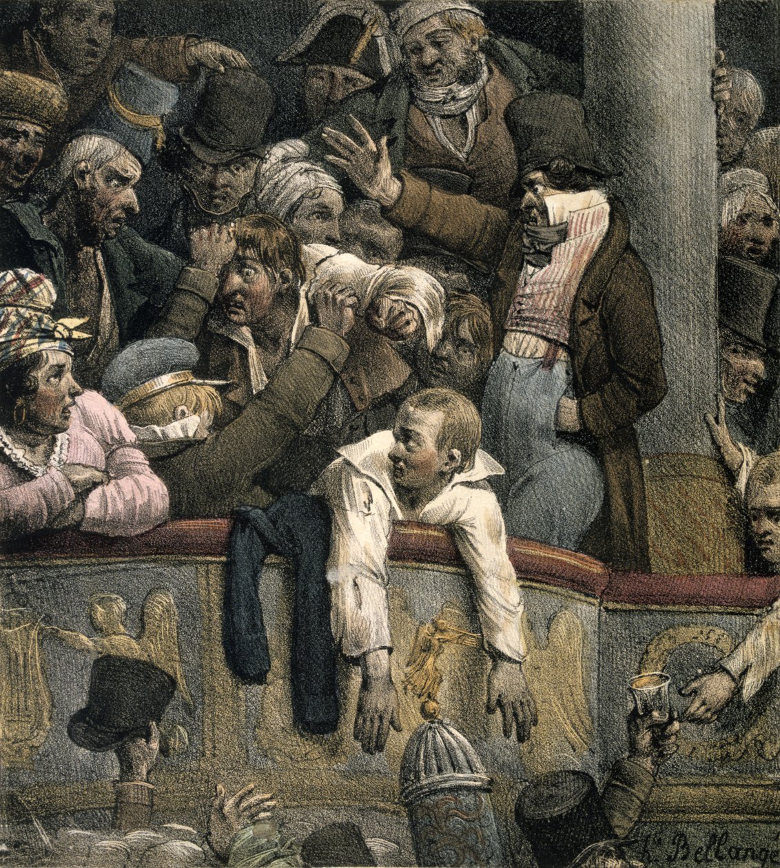 Teatro, final do século XVII de Jacques Bellange