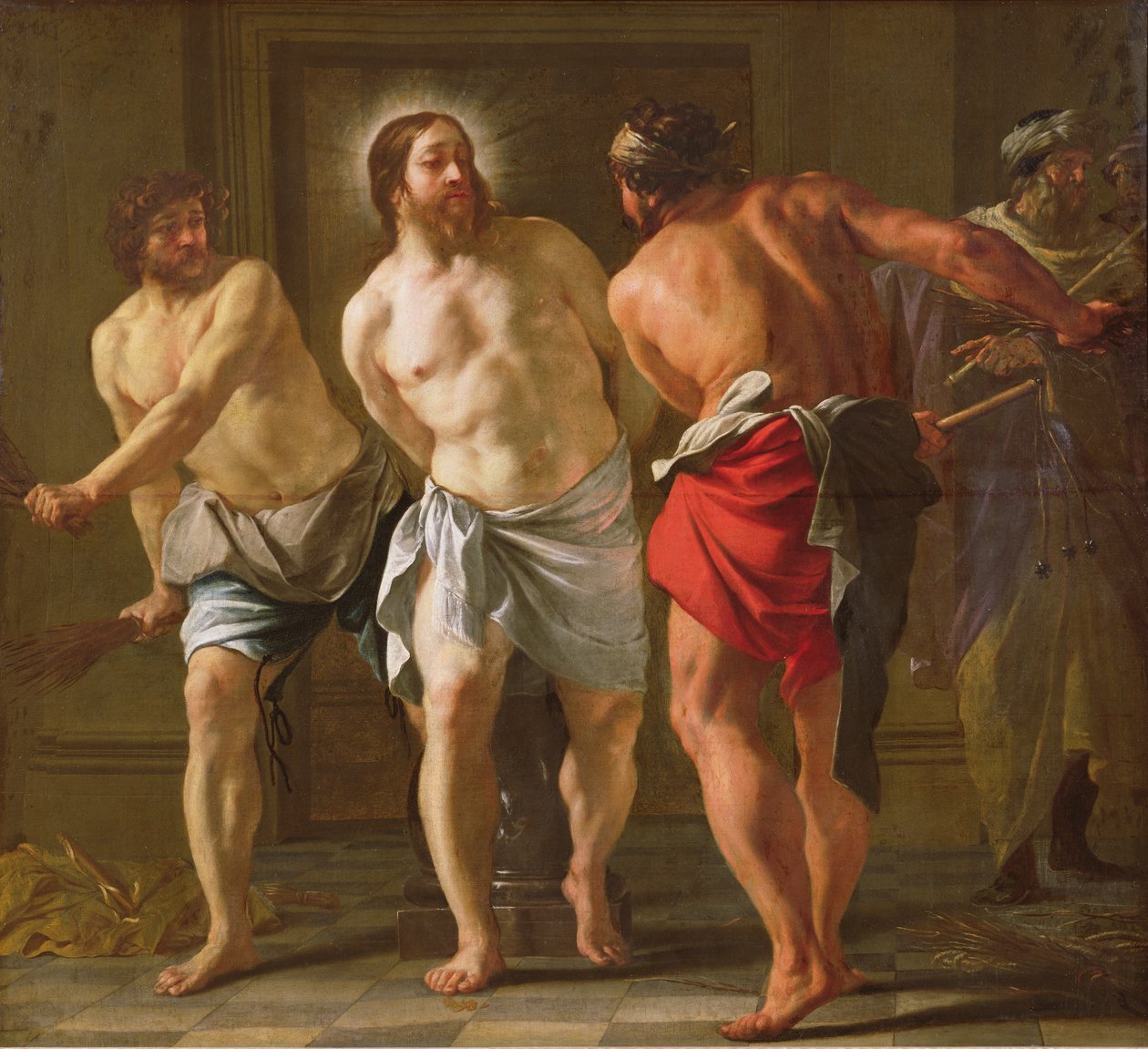 A Flagelação de Cristo, 1630 de Jacques Blanchard