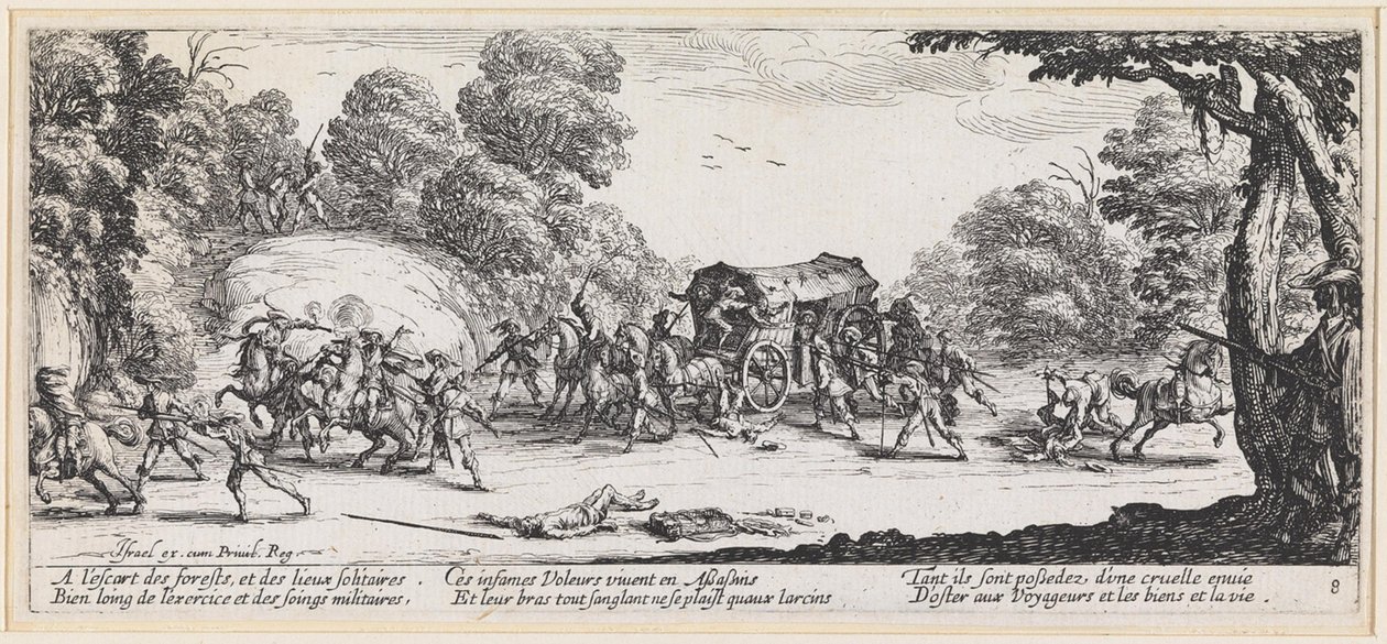 Ataque a um autocarro de turismo de Jacques Callot