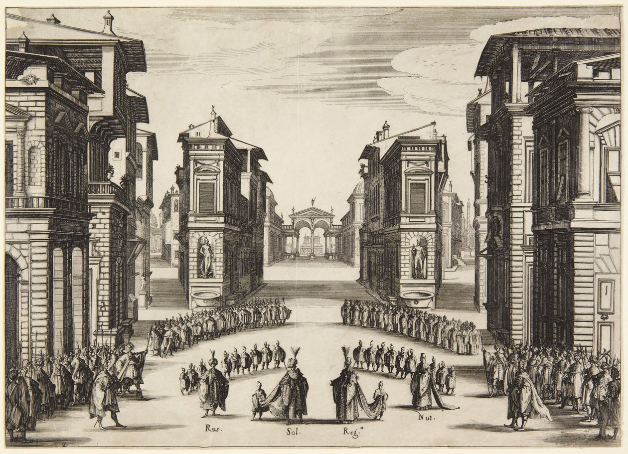 Ato II, da série Soliman de Jacques Callot