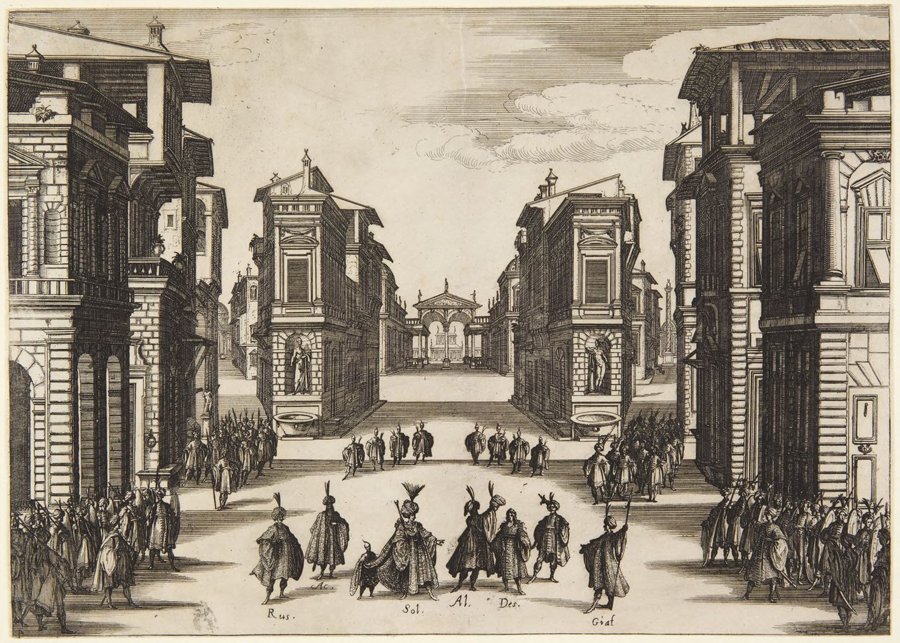 Ato 4, da série Soliman de Jacques Callot