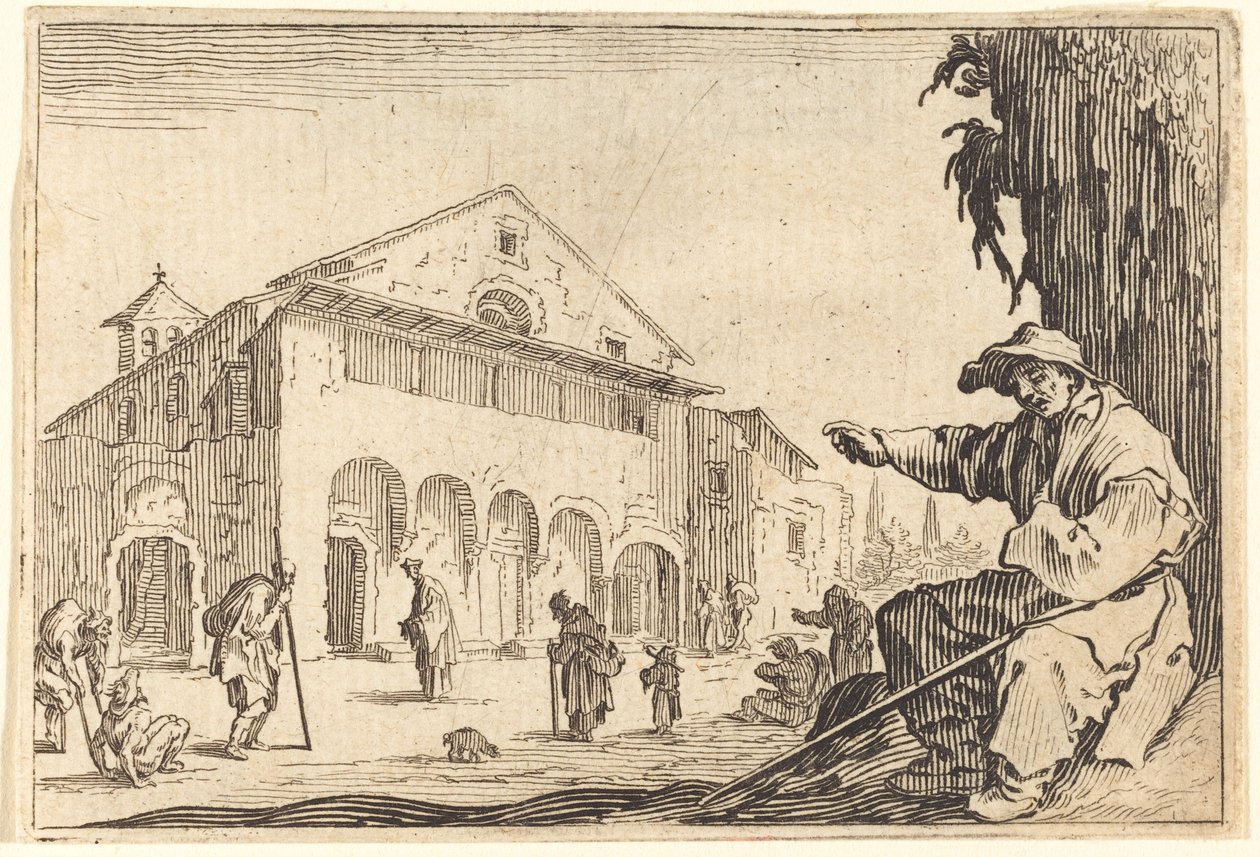 Almhouse, c. 1622. de Jacques Callot