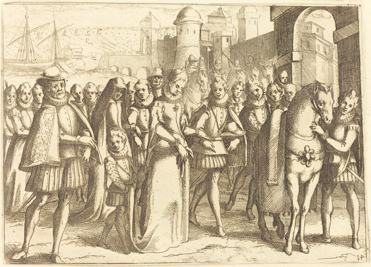 Chegada a Valência de Jacques Callot