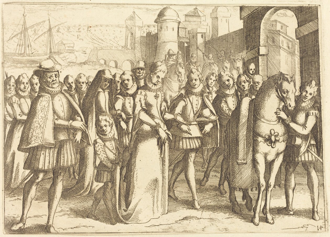 Chegada a Valência de Jacques Callot