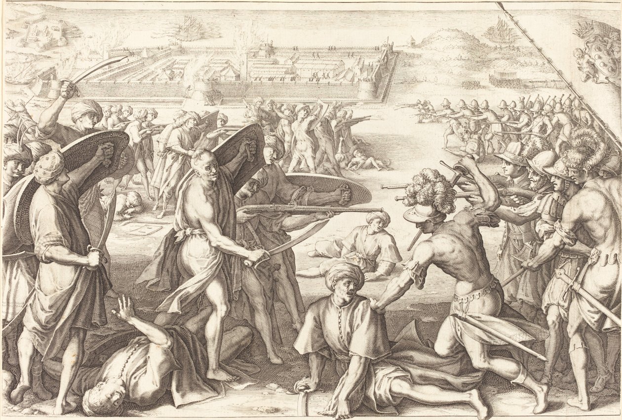 Ataque aos Fortes Externos de Osso de Jacques Callot