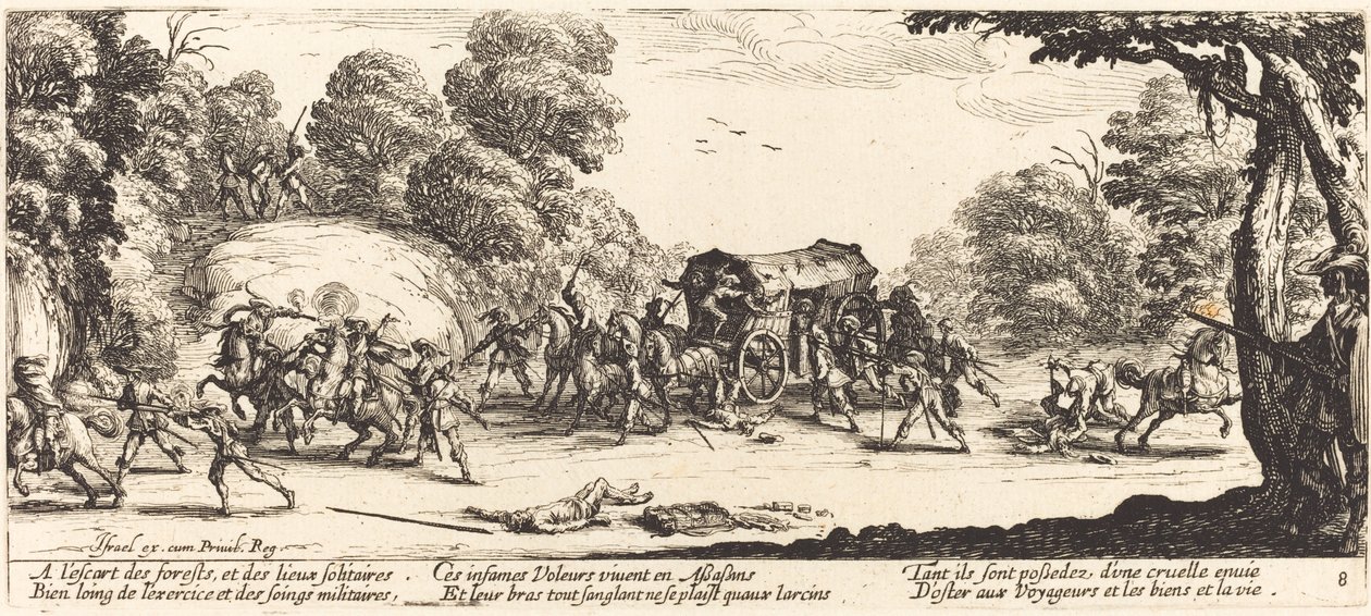 Ataque a um treinador de Jacques Callot