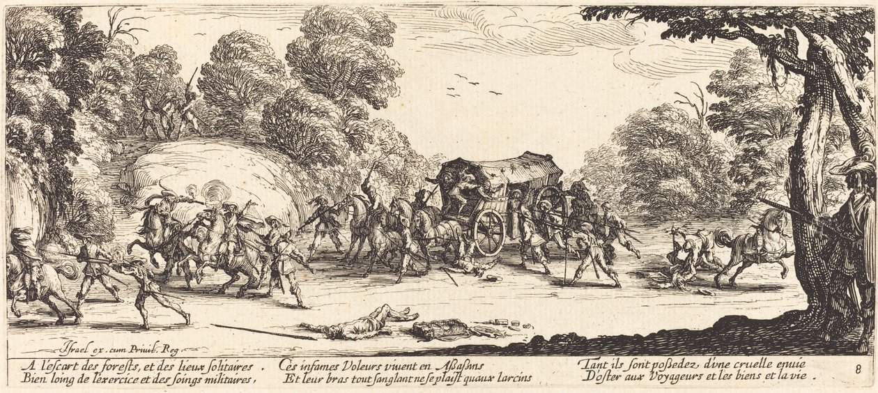 Ataque a um treinador de Jacques Callot