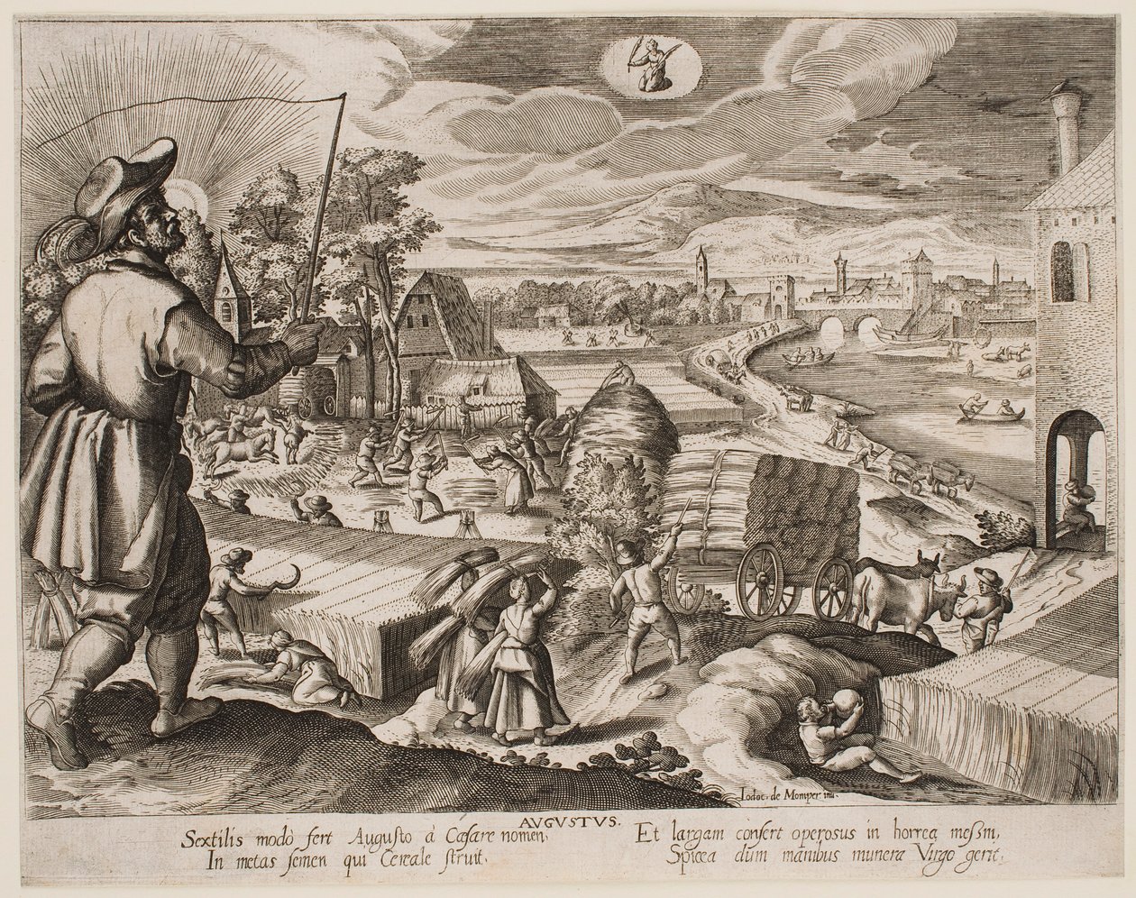 Agosto, da série «Os Meses» de Jacques Callot