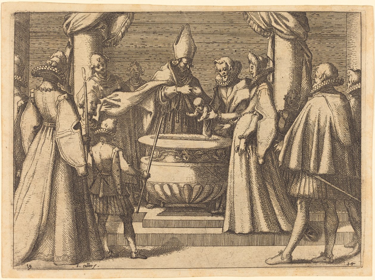 Batismo do Príncipe de Espanha de Jacques Callot