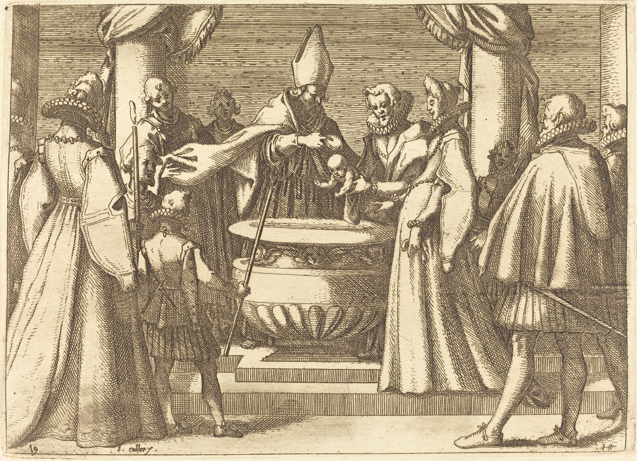 Batismo do Príncipe de Espanha de Jacques Callot