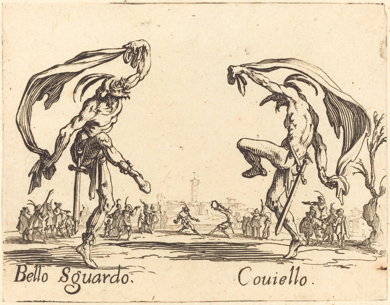 Bello Sguardo e Coviello de Jacques Callot