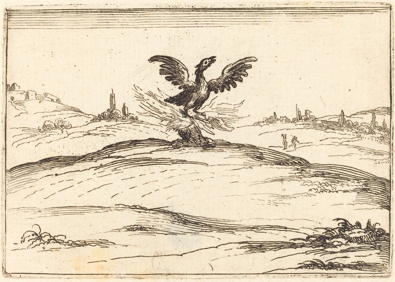 Fênix Ardente de Jacques Callot
