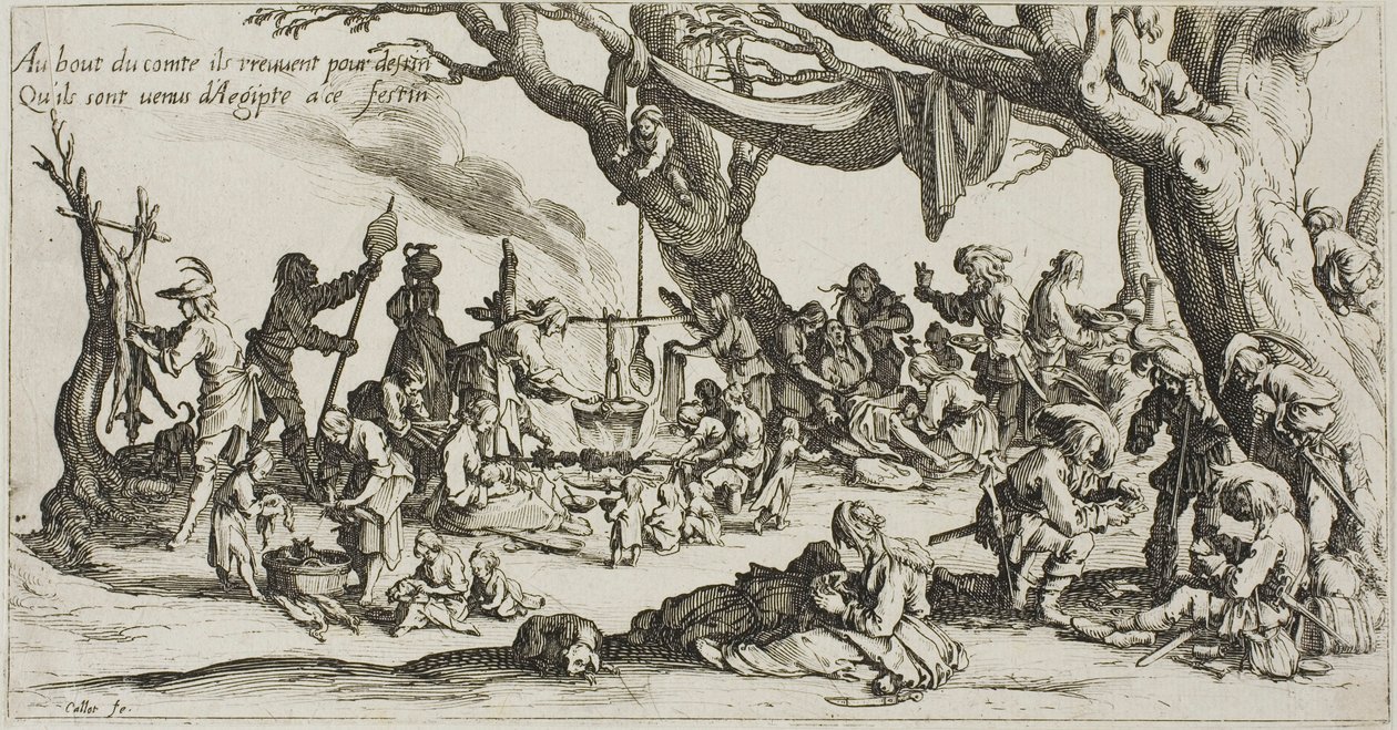 Parque de Campismo dos Ciganos: A preparação da festa de Jacques Callot